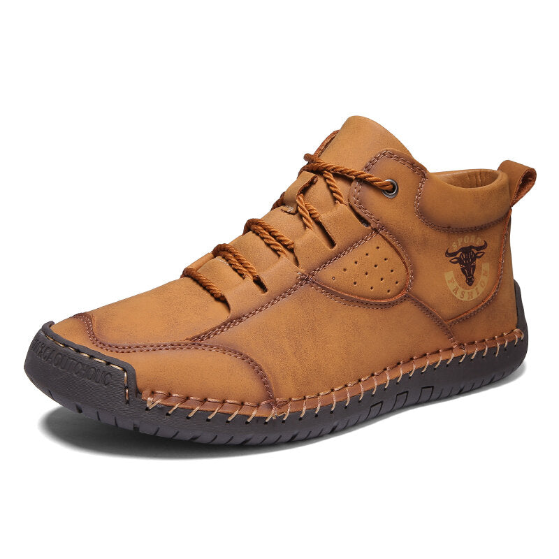 draussenfeet handgemachte lederschuhe stiefel 31393 braun
