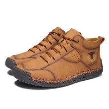 Lade das Bild in den Galerie-Viewer, draussenfeet handgemachte lederschuhe stiefel 31393 braun
