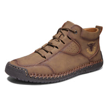 Lade das Bild in den Galerie-Viewer, draussenfeet handgemachte lederschuhe stiefel 31393 khaki
