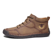 Lade das Bild in den Galerie-Viewer, draussenfeet handgemachte lederschuhe stiefel 31393 khaki

