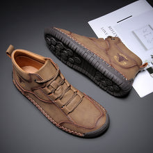 Lade das Bild in den Galerie-Viewer, draussenfeet handgemachte lederschuhe stiefel 31393 khaki

