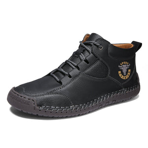 draussenfeet handgemachte lederschuhe stiefel 31393 schwarz
