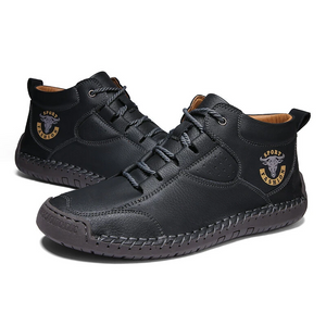 draussenfeet handgemachte lederschuhe stiefel 31393 schwarz