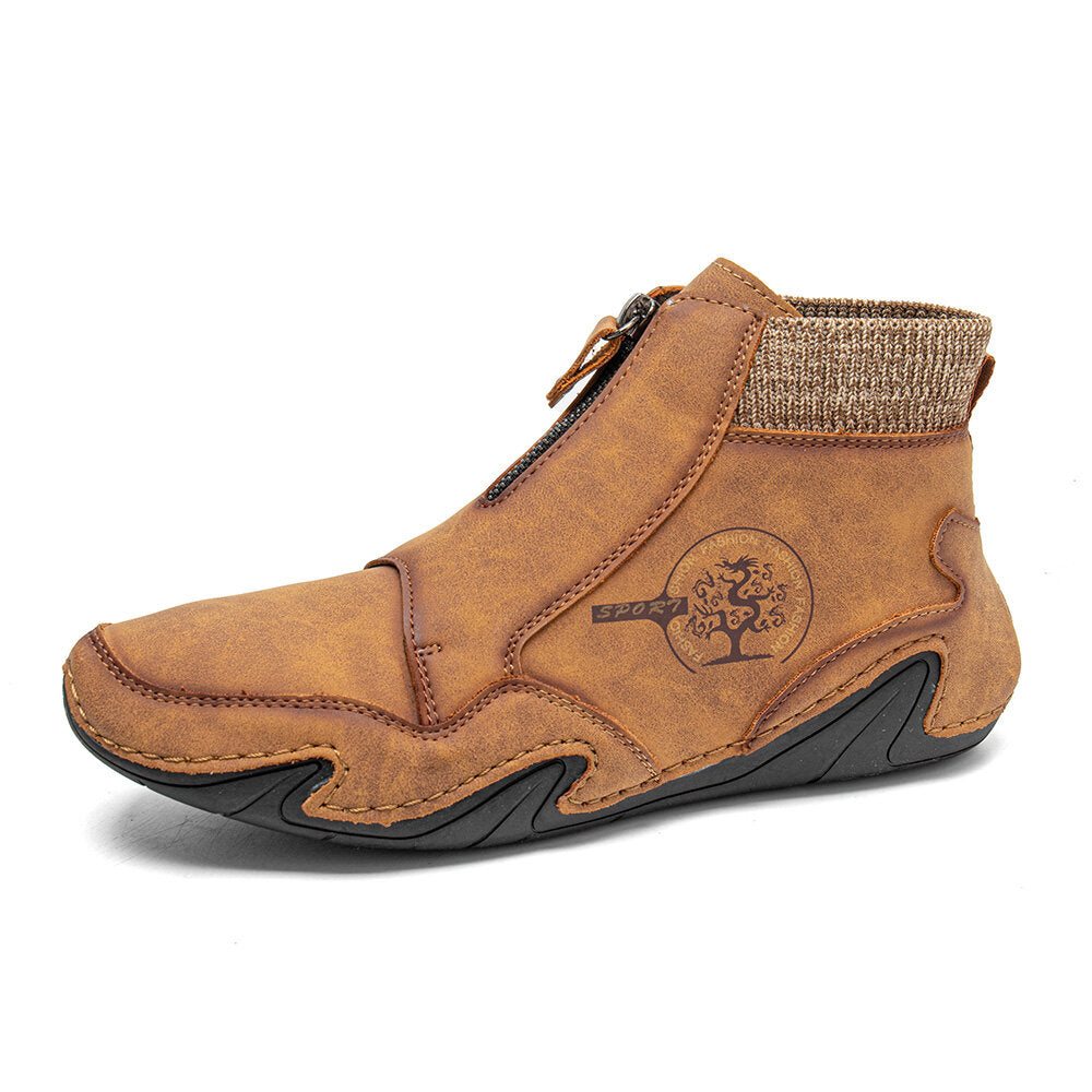 draussenfeet handgemachte lederschuhe stiefel 31415 gelb