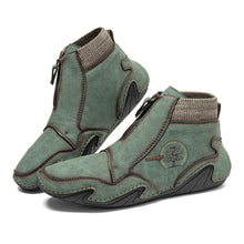 Lade das Bild in den Galerie-Viewer, draussenfeet handgemachte lederschuhe stiefel 31415 grun
