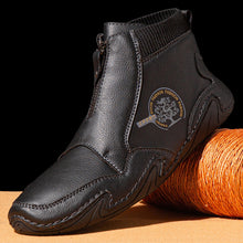 Lade das Bild in den Galerie-Viewer, draussenfeet handgemachte lederschuhe stiefel 31415 schwarz
