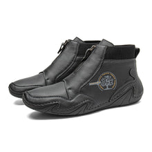 Lade das Bild in den Galerie-Viewer, draussenfeet handgemachte lederschuhe stiefel 31415 schwarz
