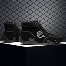 Lade das Bild in den Galerie-Viewer, draussenfeet handgemachte lederschuhe stiefel 31423 schwarz
