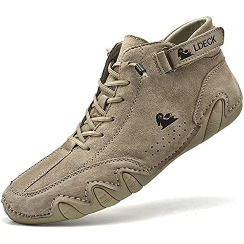 draussenfeet handgemachte lederschuhe stiefel 31425 khaki