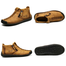 Lade das Bild in den Galerie-Viewer, draussenfeet handgemachte lederschuhe stiefel 32222 gelb

