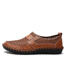 Lade das Bild in den Galerie-Viewer, draussenfeet handgemachte lederschuhe wasserschuhe 114139 braun
