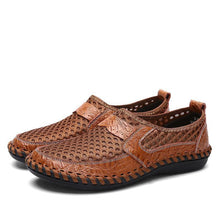Lade das Bild in den Galerie-Viewer, draussenfeet handgemachte lederschuhe wasserschuhe 114139 braun
