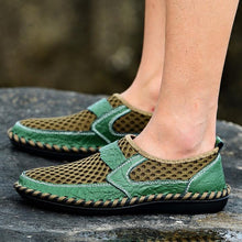 Lade das Bild in den Galerie-Viewer, draussenfeet handgemachte lederschuhe wasserschuhe 114139 grun
