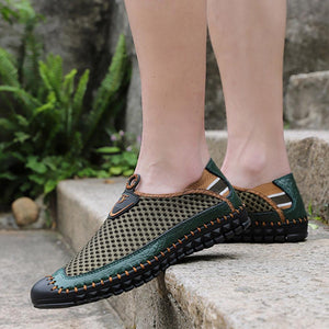 draussenfeet handgemachte lederschuhe wasserschuhe 150562 grun