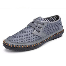 Lade das Bild in den Galerie-Viewer, draussenfeet handgemachte lederschuhe wasserschuhe 31342 grau
