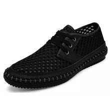 Lade das Bild in den Galerie-Viewer, draussenfeet handgemachte lederschuhe wasserschuhe 31342 schwarz
