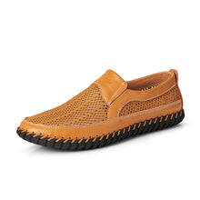 Lade das Bild in den Galerie-Viewer, draussenfeet handgemachte lederschuhe wasserschuhe 31403 gelb
