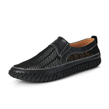 Lade das Bild in den Galerie-Viewer, draussenfeet handgemachte lederschuhe wasserschuhe 31403 schwarz
