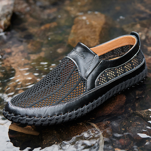 draussenfeet handgemachte lederschuhe wasserschuhe 31403 schwarz