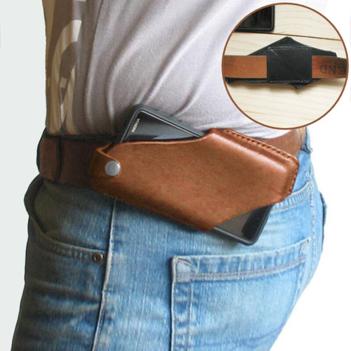 draussenfeet leder handytaschen 31163 braun