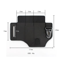Lade das Bild in den Galerie-Viewer, draussenfeet leder multitool gurteltaschen 31225 schwarz
