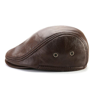 draussenfeet leder zeitungsjungen mutzen 31147 braun