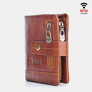 draussenfeet lederbrieftaschen geldborsen 138361 braun