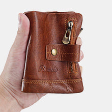 Load image into Gallery viewer, draussenfeet lederbrieftaschen geldborsen 138361 braun
