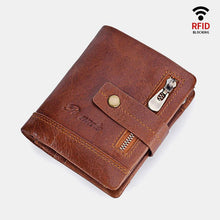 Load image into Gallery viewer, draussenfeet lederbrieftaschen geldborsen 138361 braun
