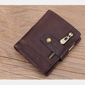 draussenfeet lederbrieftaschen geldborsen 138361 kaffee
