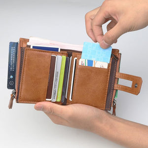 draussenfeet lederbrieftaschen geldborsen 142508 braun