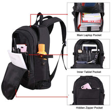 Lade das Bild in den Galerie-Viewer, draussenfeet rucksacke taschen 135977 schwarz
