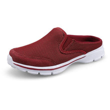 Lade das Bild in den Galerie-Viewer, draussenfeet strickschuhe hausschuhe 140693 rot
