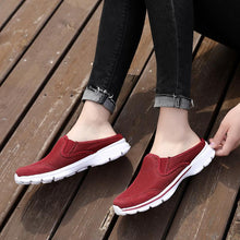 Lade das Bild in den Galerie-Viewer, draussenfeet strickschuhe hausschuhe 140693 rot
