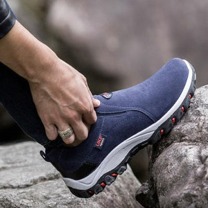 draussenfeet trekking wanderschuhe 136316 blau
