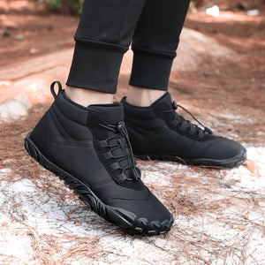 draussenfeet winter barfussschuhe schneestiefel 31426 schwarz