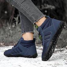 Lade das Bild in den Galerie-Viewer, draussenfeet winter barfussschuhe schneestiefel 31466 blau
