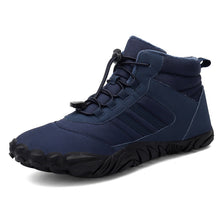 Lade das Bild in den Galerie-Viewer, draussenfeet winter barfussschuhe schneestiefel 31467 blau
