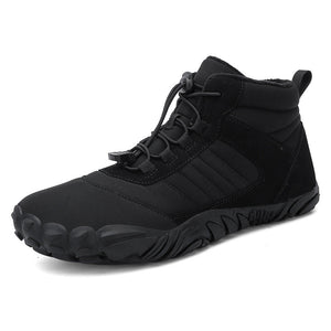 draussenfeet winter barfussschuhe schneestiefel 31467 schwarz