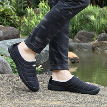 Lade das Bild in den Galerie-Viewer, draussenfeet winter schneeschuhe hausschuhe 31164 schwarz
