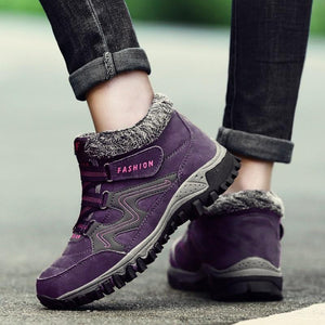 draussenfeet winter schneestiefel 114428 lila