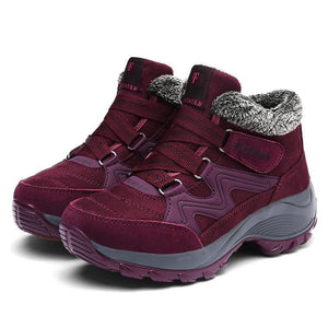 draussenfeet winter schneestiefel 136862 rot