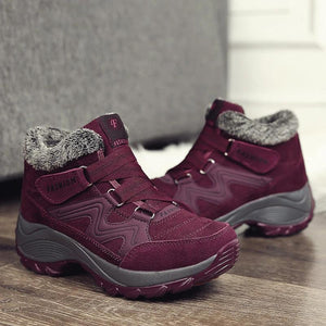draussenfeet winter schneestiefel 136862 rot