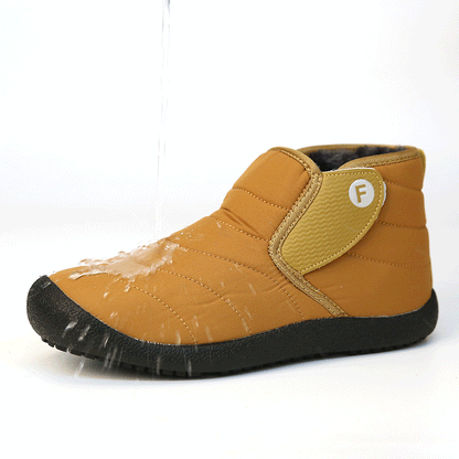 draussenfeet winter schneestiefel 31178 gelb