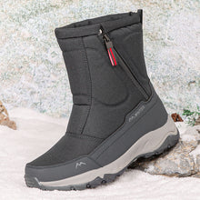 Lade das Bild in den Galerie-Viewer, draussenfeet winter schneestiefel 31418 dunkelgrau
