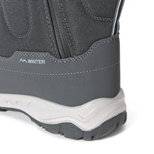 Lade das Bild in den Galerie-Viewer, draussenfeet winter schneestiefel 31418 dunkelgrau
