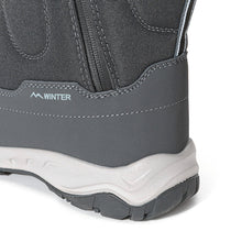 Lade das Bild in den Galerie-Viewer, draussenfeet winter schneestiefel 31420 damen dunkelgrau
