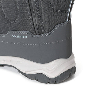 draussenfeet winter schneestiefel 31420 damen dunkelgrau