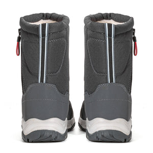draussenfeet winter schneestiefel 31420 damen dunkelgrau