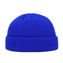 Lade das Bild in den Galerie-Viewer, draussenfeet winter strickmutzen 31197 blau
